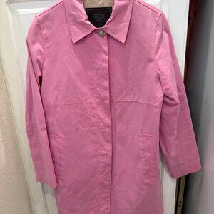 Coach Hot Pink Rain Coat